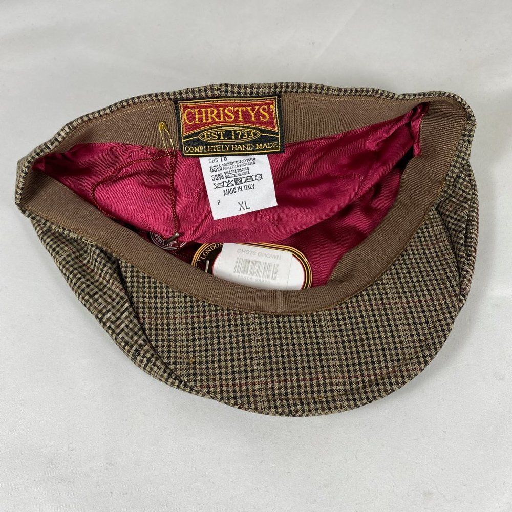 Genuine Christy' London Flat Hat Made in Italy NWT - Picture 6 of 8